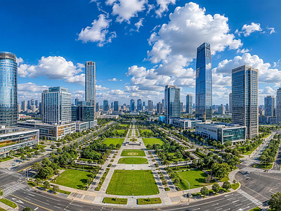 现代城市HDR