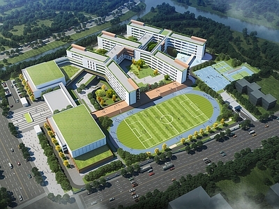 现代主义初中 初中 学校建筑