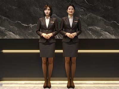 轻奢女人 前台人物 前台 前台接待 礼仪接待 前台小姐