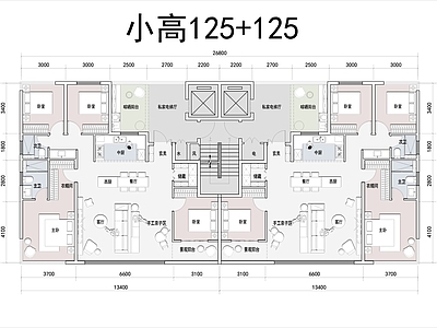 住宅楼建筑 小高层125