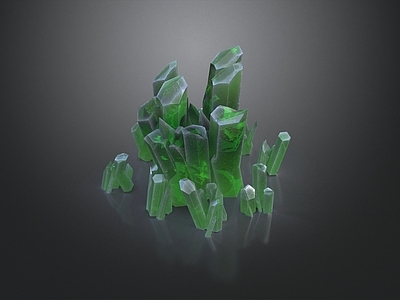 雕塑摆件 绿水晶 宝石 翡翠 景观石头 玉石