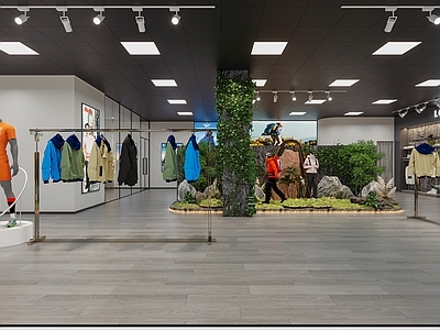 现代服装店