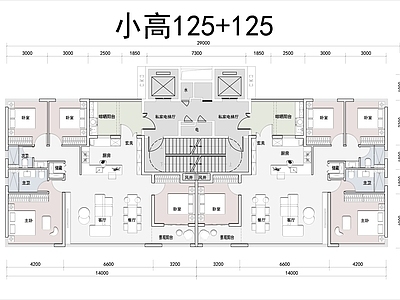 住宅楼建筑 T2小高125