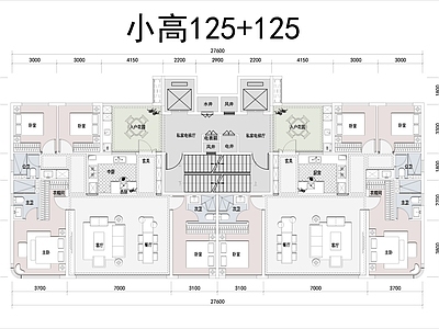 住宅楼建筑 T2小高125