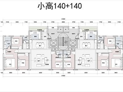 住宅楼建筑 T2小高140