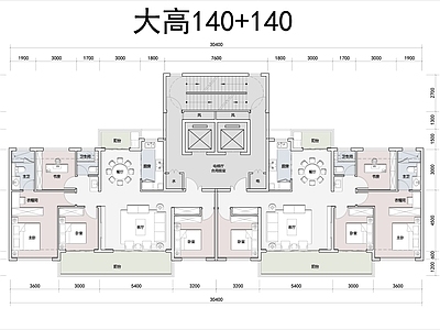 住宅楼建筑 T2大高140