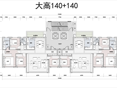 住宅楼建筑 T2大高140