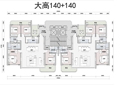 住宅楼建筑 T2大高140