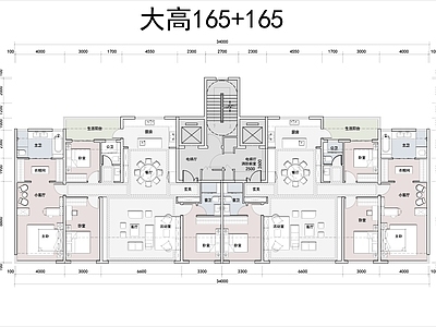 住宅楼建筑 T2大高165