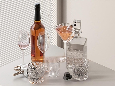 现代简约餐具 酒水食物