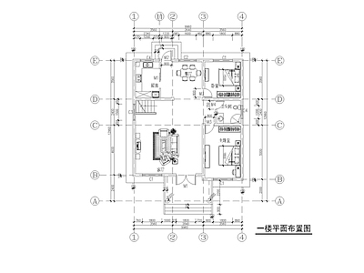 别墅建筑 别墅施工图