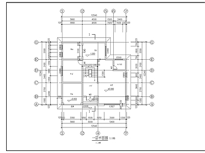 别墅建筑 别墅施工图