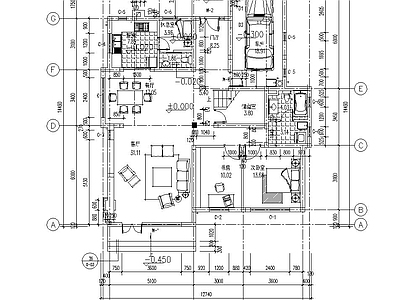 别墅建筑 别墅施工图