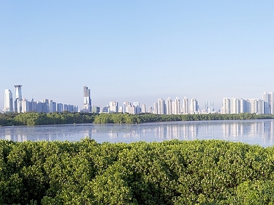 现代城市背景