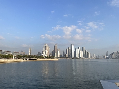 现代城市背景