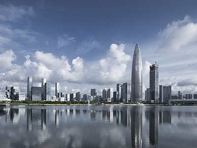 现代城市背景