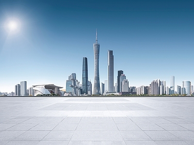 现代城市背景