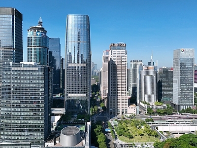 现代城市背景