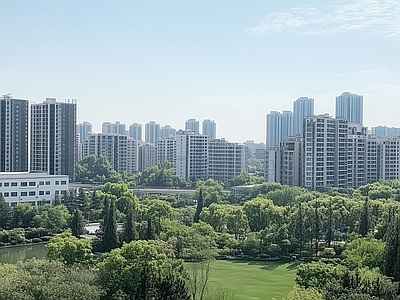 现代城市背景
