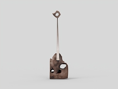 禅意雕塑摆件 中式摆件 茶室摆件 太湖石雕塑 酒店摆件