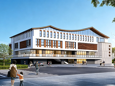 农贸市场建筑 农贸市场全套图纸 农贸市场施工图 菜市场 社区商业 邻里中心