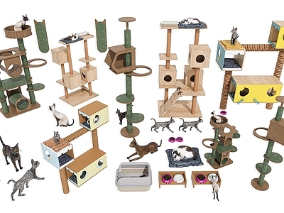 原木风宠物用品 猫爬架 猫家具 猫猫室内攀爬架子 宠物用品 猫猫用品玩具