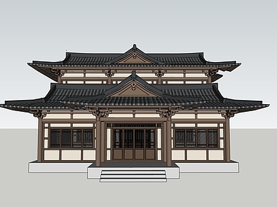 中式古建古建筑 中式古建筑 酒楼 客栈