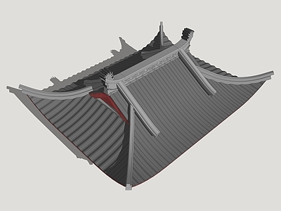 中式古建古建筑 古城屋顶 古建屋顶 寺庙屋顶 古建屋檐