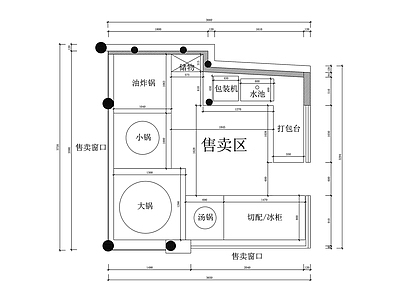 其他餐饮空间 熟食店布置图 卤味店布置图 凉菜店布置图