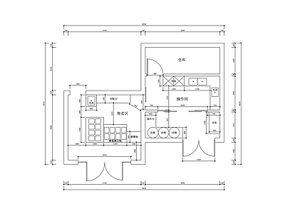 其他餐饮空间 卤味店布置图 熟食店布置图 凉菜店布置图