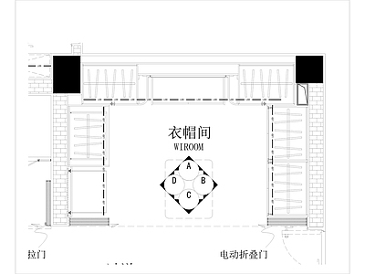 衣帽间 衣帽间平立面
