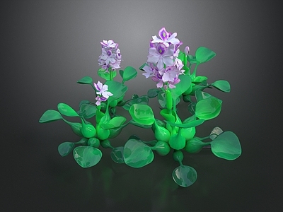 超写实植物堆 凤眼莲 水葫芦 水生植物 绿植 植被