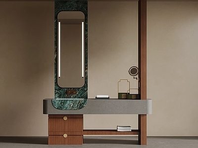 中古风浴室柜