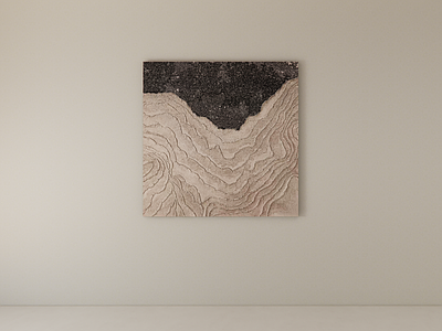 侘寂抽象画 装饰画 挂画