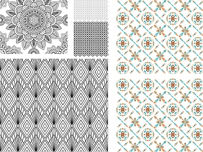 其他图库 花纹 纹理 贴图 线稿 中式