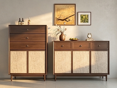 中古风斗柜 中古风餐边柜 法式中古风餐边柜 成品餐边柜 定制餐边柜 入户玄关餐边柜