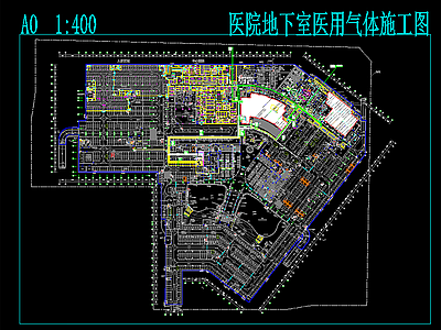 医院建筑 医院医用气体工程 医用气体施工图 医用气体工程 气体工程