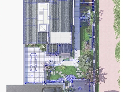 庭院 花园景观 庭院设计 现代简约 全套景观施工图
