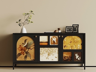 中古风玄关柜
