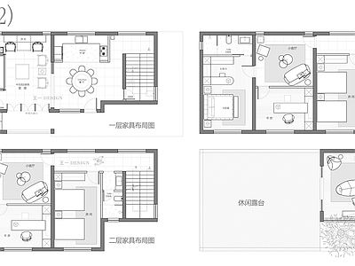 别墅 310平别墅 平面图 方案图