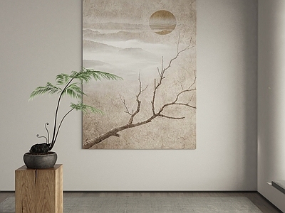 侘寂山水画
