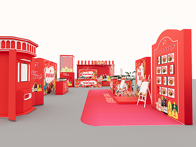 现代食品展台 饮品快闪展台 商业活动促销吧台 网红户外推广摊位 美陈展示台 品牌巡展接待展台