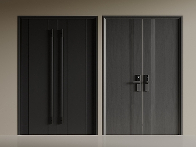 意式极简双开门