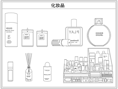 其他图库 化妆品香水护肤品