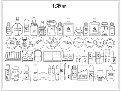其他图库 化妆品香水护肤品