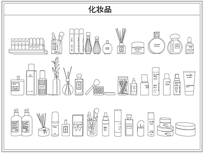 其他图库 化妆品香水护肤品