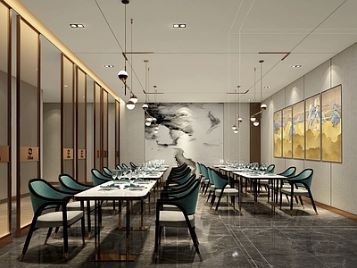 新中式中餐厅 酒店餐厅