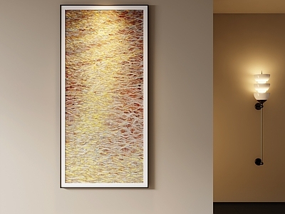 极简抽象画 肌理画 玄关落地抽象画 侘寂风 油画 轻奢简约挂画