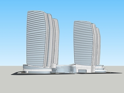 现代主义高层住宅 杭州江景高层公寓