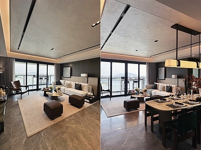 样板间 海南万宁半岛壹号 143户型样板间 四室两厅样板间 施工图物料册摄影 DIA丹健国际